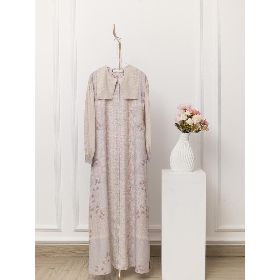 Zysku Xena Chahana Dress Gamis Kancing Depan Busui Friendly (NO PAYET)