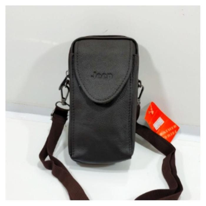 Dompet Sarung HP Kulit Asli Tas Selempang Kecil