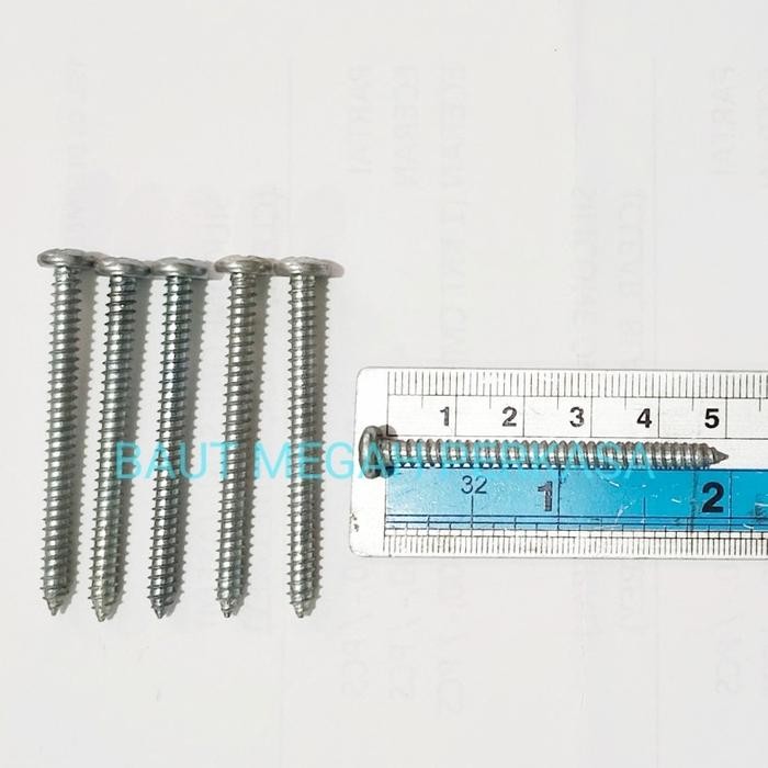 Sekrup / Skrup PAB 8x2 (5 cm) per 100 PCS