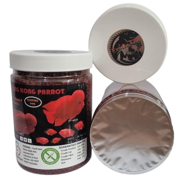 EXOTIC LIFE SUPER BLOOD RED KING KONG PARROT PAKAN PARROT &LOHAN 333GR