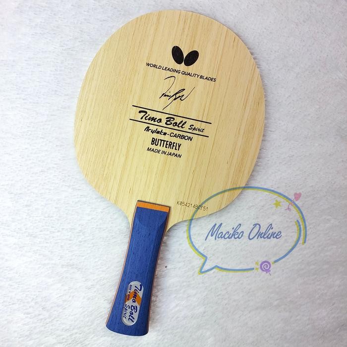 Butterfly Timoboll Spirit Fl~ Kayu Bet Pingpong Timoboll Spirit Best Quality Asli 100% Original