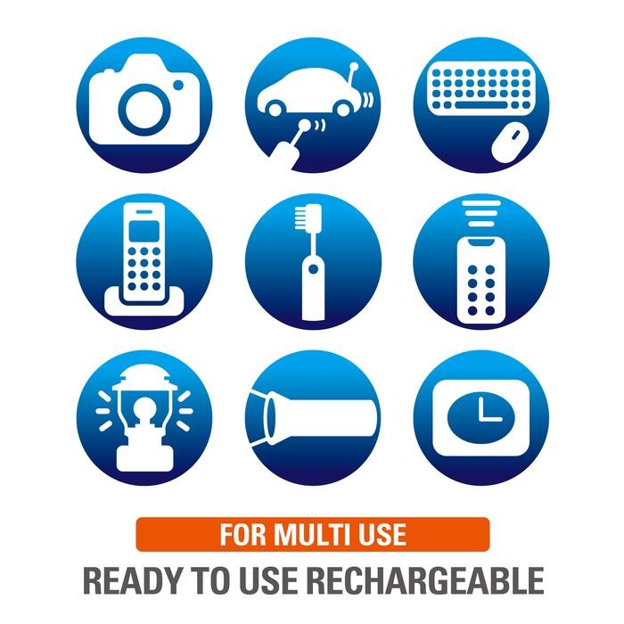 CAYS  Panasonic Charger Kit Eneloop + 2 Pcs Baterai Eneloop Aa Rechargeable Battery Eneloop