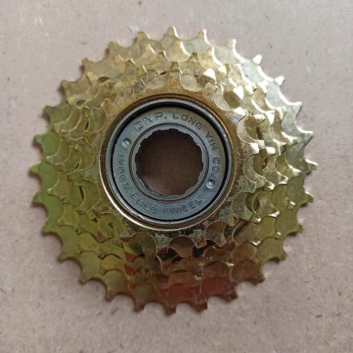 SPROCKET DNP TAIWAN 6 SPEED FREEWHEEL GIR BELAKANG SEPEDA ULIR DRAT