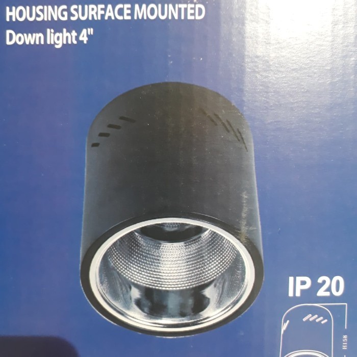 housing lampu kanopi downlight gantung krisbow