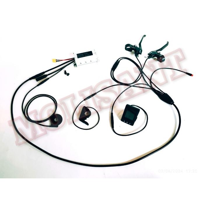 controller lcd kit bldc ebike sepeda listrik waterproof