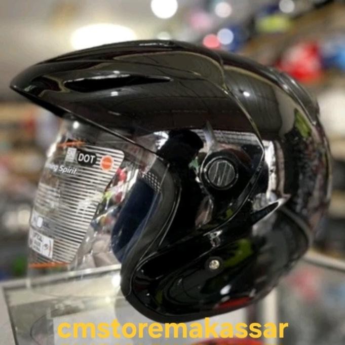 Helm INK CX22 Solid Half Face Original SNI INK CX 22 Pet Model Topi