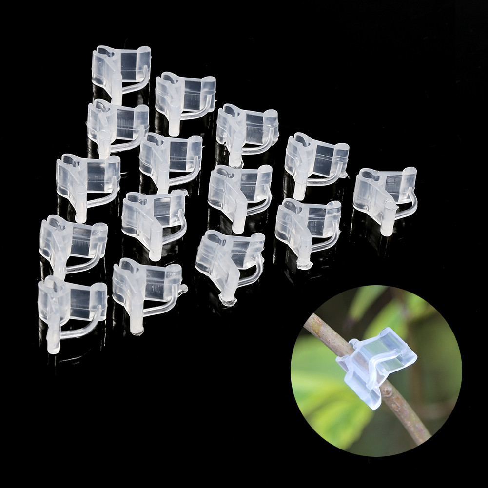 TERLARIS Seedling Grafting Clip Plastic Connects Grafting Fixed Clamp Grafting Clip Tomato Trellis C