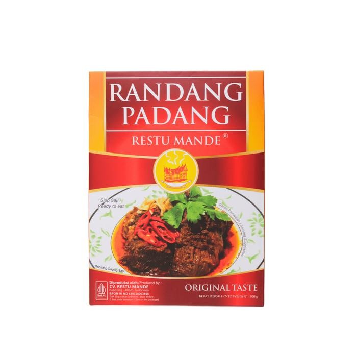 Lansungkirim- Rendang Restu Mande : Rendang Sapi Original 300Gr