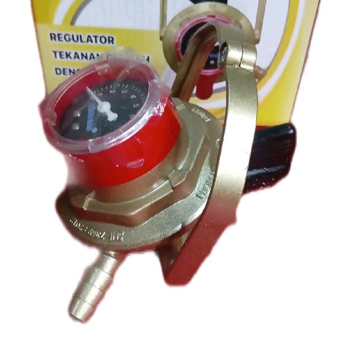 WINN GAS Regulator W-800 Pengunci Ganda +Meter The Best Regulator Gas LPG by Winn Gas Regulator
