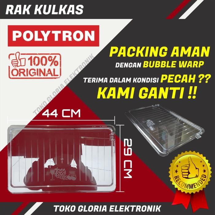 3j4e- Rak Kulkas Polytron 1 Pintu Type Pr 15 Pr 16 & Pr 18 Series