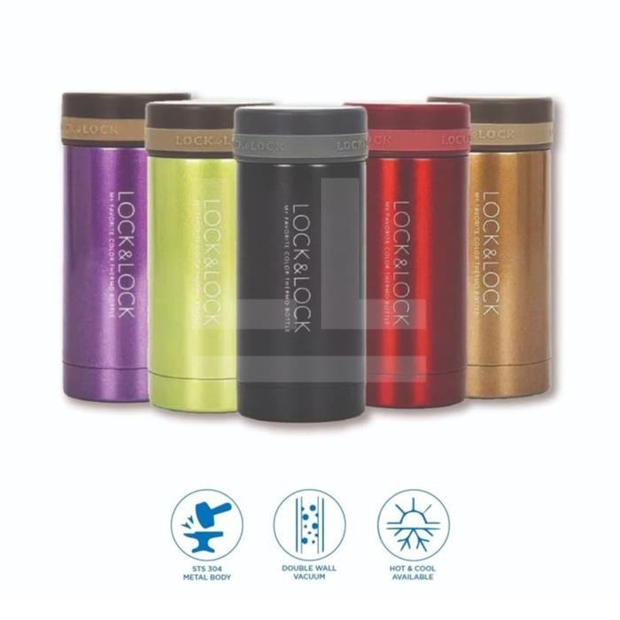 Locknlock Mini Mug Tumbler 200 Ml Termos Air Minum Mini 200 Ml - Tumbler Hot & Cool - Termos