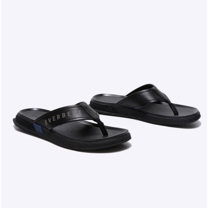 Sandal Pria Jepit Original Store - Iker Hitam Biru Garansi Refund KW Include Box Plastik Paperbag