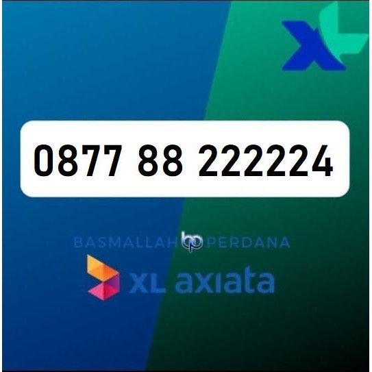 Nomor Cantik XB77 88 222224 Perdana XL 4G 5G YOP925