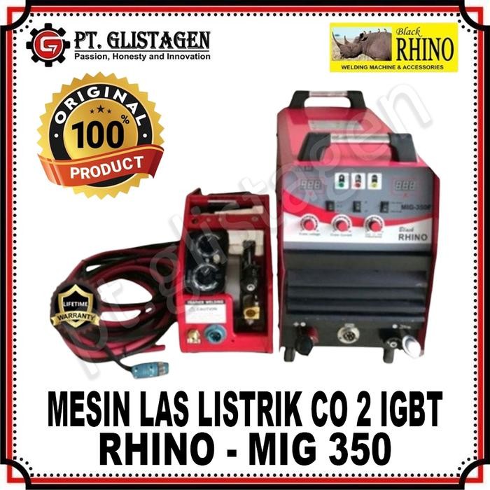 Paling Berkualitas Rhino Mig 350 Mesin Las Co2 Mig 350 Igbt Travo Las Trafo Las Mig 350 3 Phase 380