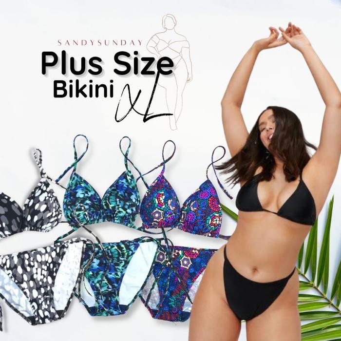 BERKUALITAS Bikini Set BigSize - XL Avisa Plus Size Bikini