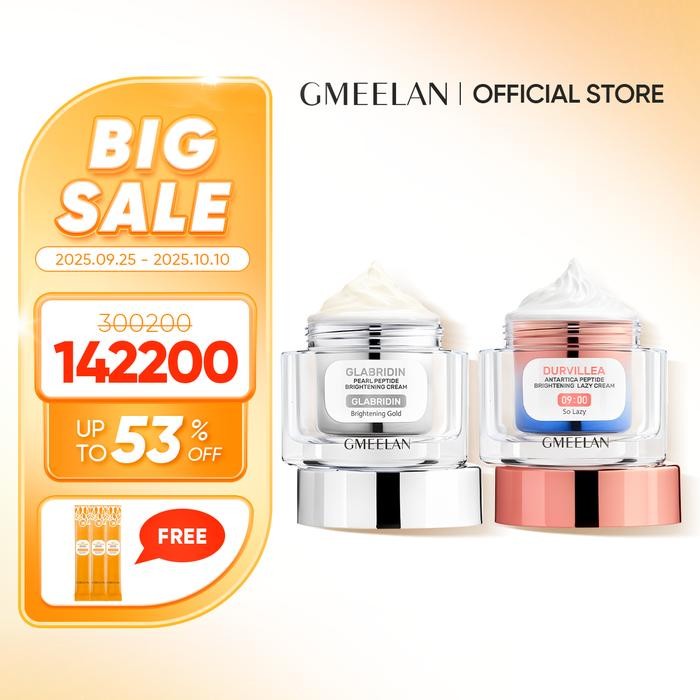 PROMO GMEELAN Durvillea Polypeptide Pemulihan Krim Malas 30g Skincare-grade Mencerahkan Satu