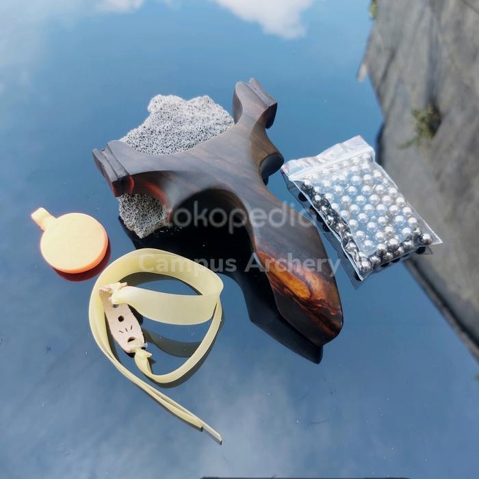 q9v5- Ketapel Batman Ergo Ttf Kayu Sonokeling Slingshot Ttf Sonokeling