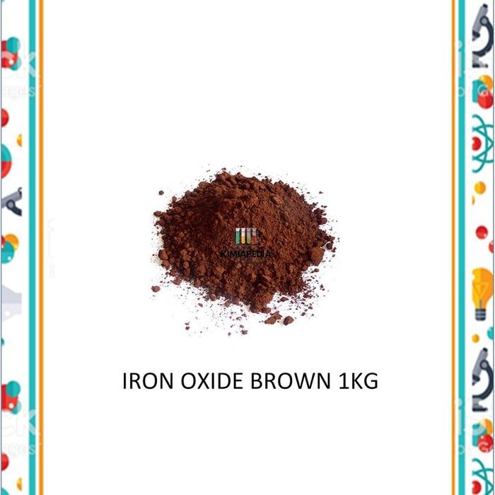 BelanjaDaily- Iron Oxide Brown / Besi Oksida Coklat Cokelat 1Kg Import Quality
