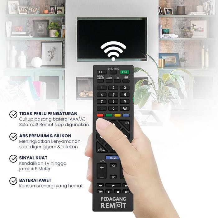 Remot Remote TV Bravia LCD LED Smart TV 3D