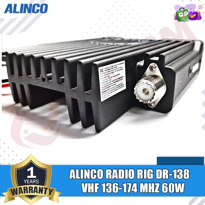 ALINCO DR 138 DR138 DR 138 VHF RADIO RIG ALINCO VHF 60 WATT ORIGINAL GARANSI