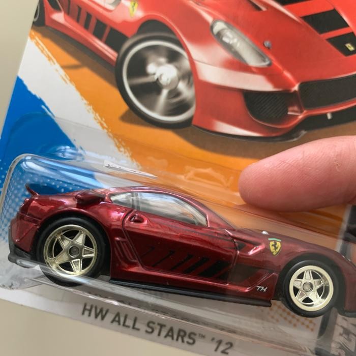 Hotwheel Ferrari 599xx Red THS Ban Karet