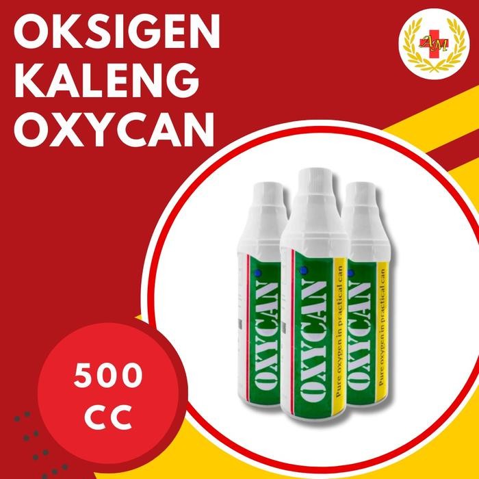 KirimInstan- Oxycan Oxican Oksigen Kaleng Portable 500 Cc O2 Ori Samator