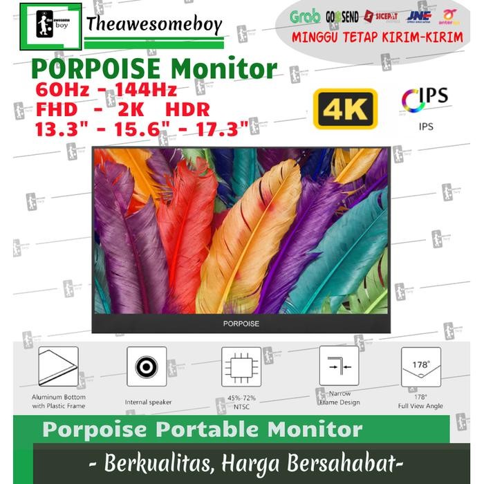 focx- Monitor Led 4K 2K Fhd Layar Portable Screen Slim Ips Oled 144Hz 240Hz