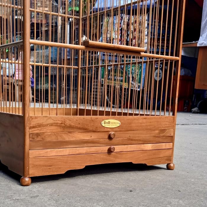 ORIGINAL SANGKAR KANDANG KOTAK BnR JATI NO 2 READY STOCK