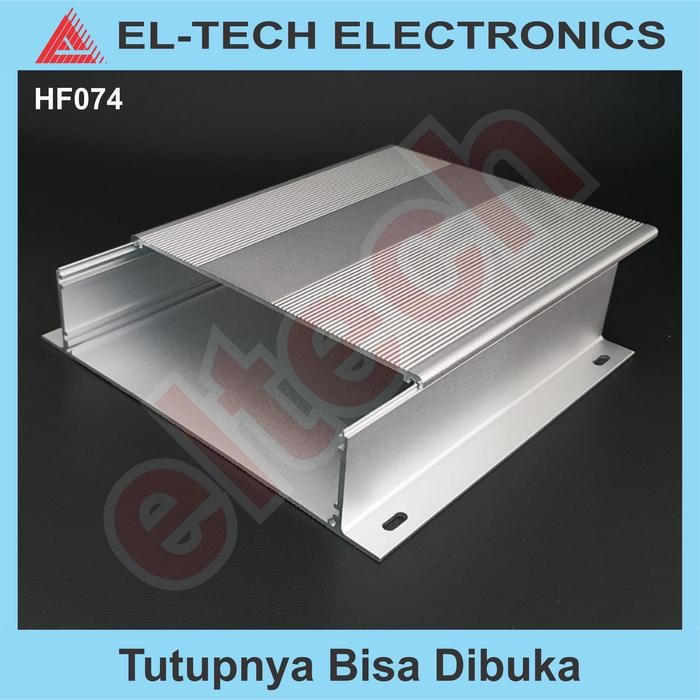 Box Aluminium Hf74# Silver 40X140/168X160Mm Electronic Instrument Project Alumunium Alminium
