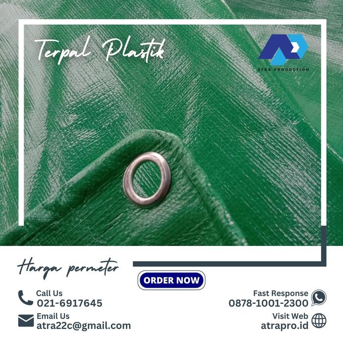 Terpal Plastik A20 Hitam Korean Quality