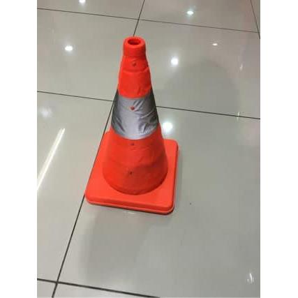 TRAFFIC CONE 45CM KRISBOW/ KERUCUT PARKIR MOBIL