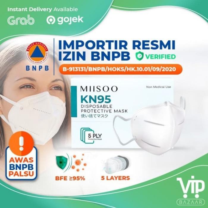 Masker KN95 - Masker Motif 3M N95 9010 - Masker Anti Virus -Medis