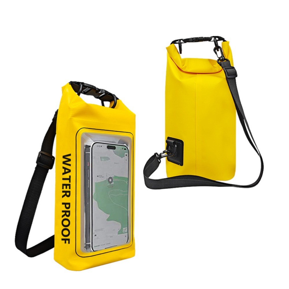 2L Swimming Waterproof Bag 2-In-1 Dry Bag Swimming Storage Bag Touchable Screen PVC Mobile Phone
