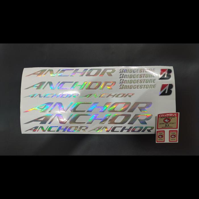 Baru Decal Sticker Stiker Frame Fixie Samson Tommasini Anchor Bridgestone