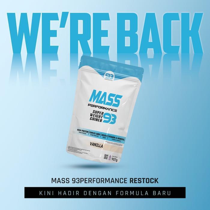 Mass Gainer 93 Mass 93 Performance N Mass Master Mass 2Lbs Terbaruu