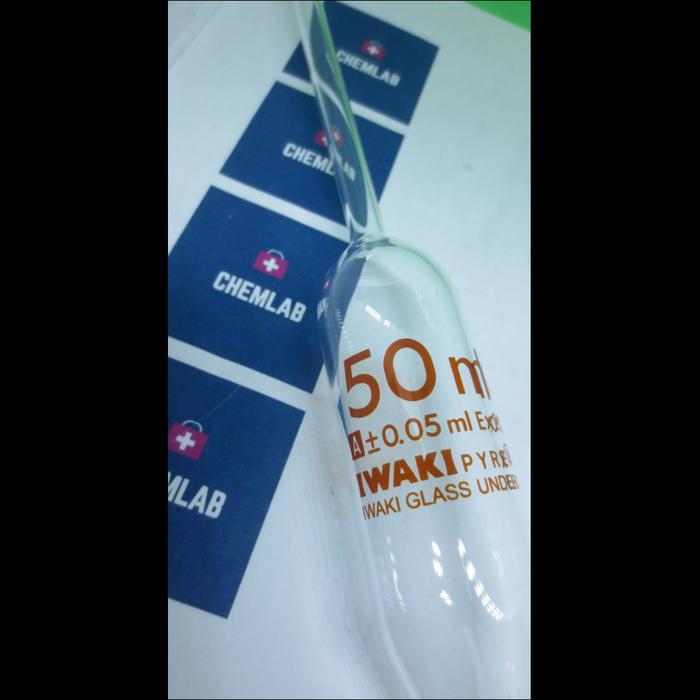 PIPET GONDOK 50 ML PIPET VOLUME VOLUMETRIC PIPETTE IWAKI