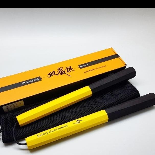 Ignite Foam Nunchaku [Pink/Yellow]