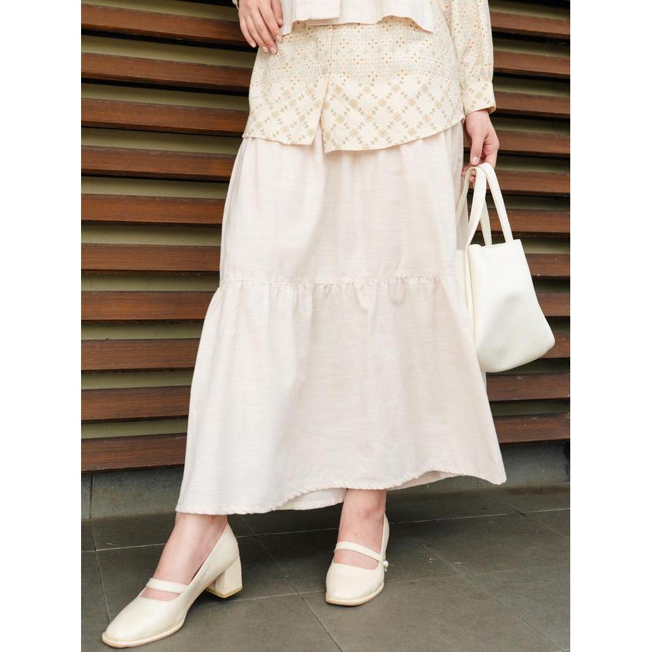 SIGNATURE Oliva Skirts 711.53866.15 Rok Wanita Maxi - Warna Beige