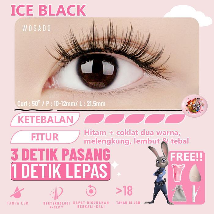 (ICE BLACK) ZOOTOPIA X WOSADO Bulumata Magnetic Bulumata BOLD Eyelash Extention