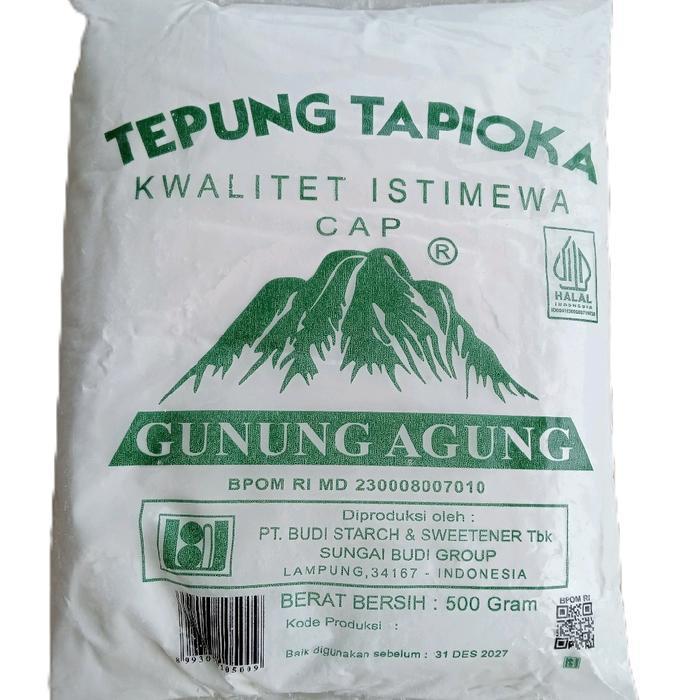 Tepung Tapioka Cap Gunung Agung 500 gram / Tepung Kanji Cap Gunung Agung 500gram
