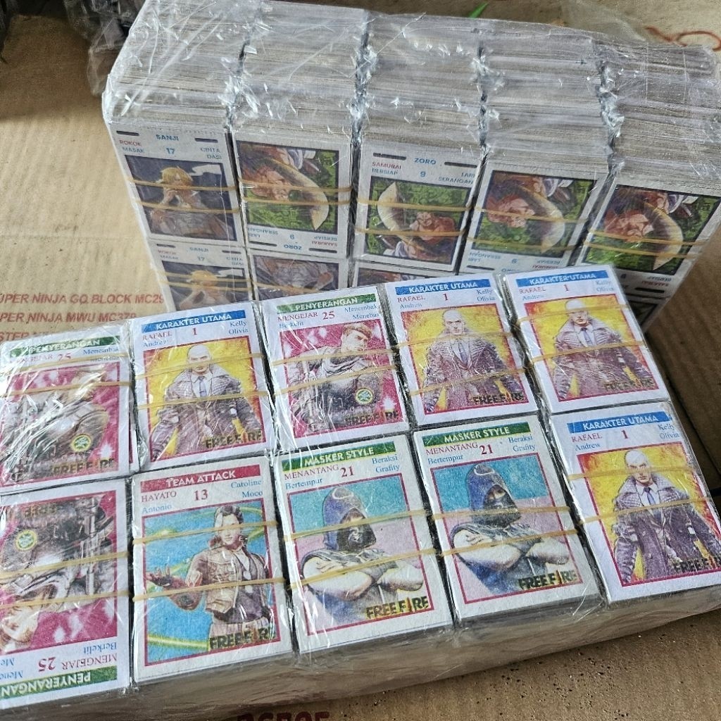 kartu kwartet mini 1 ikat 320 pc / kartu kuartet / mainan jadul / mainan tradisional