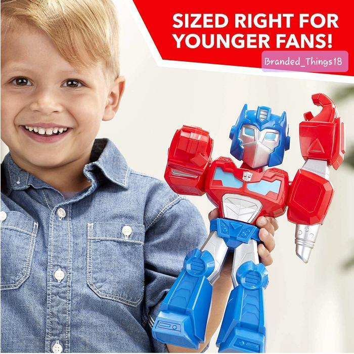 HOT SALE TRANSFORMERS OPTIMUS PRIME BOT RESCUE ROBOT 10 INCH PLAYSKOOL HASBRO TERMURAH