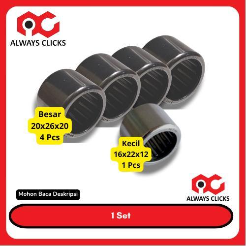 BEARING BAMBU UNITRACK KLX SET - LAHER BAMBU UNITRACK KLX - NEEDLE BEARING UNITRACK KLX UNTUK MOTOR