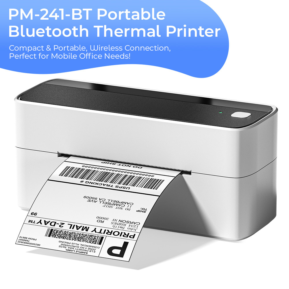 Phomemo Bluetooth Thermal Label Printer, Wireless Shipping Label Printer, Compatible with iPhone