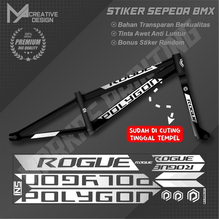 Stiker Striping Sepeda Universal ALL Polygon BMX Pacific Sudah Cutting 05
