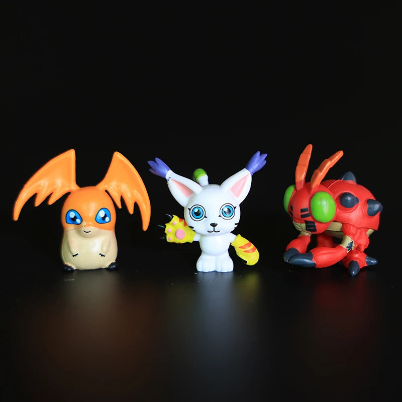 Hot 9Pcs/set Digimon Digimon Adventure Anime Figure Model PVC Collection Ornaments Statue Dolls