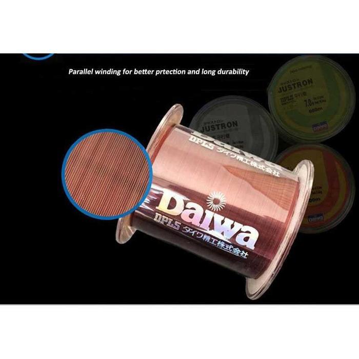 DAIWA JUSTRON Senar Tali Benang Pancing Nylon Series Braided DPLS - Transparant