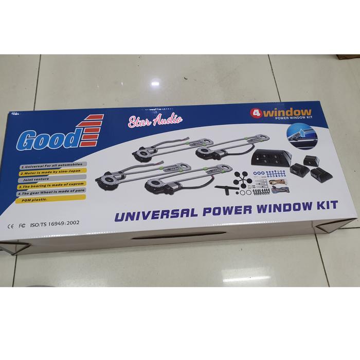 Power Window Universal 4 Pintu Goodone Komplit Set Premium