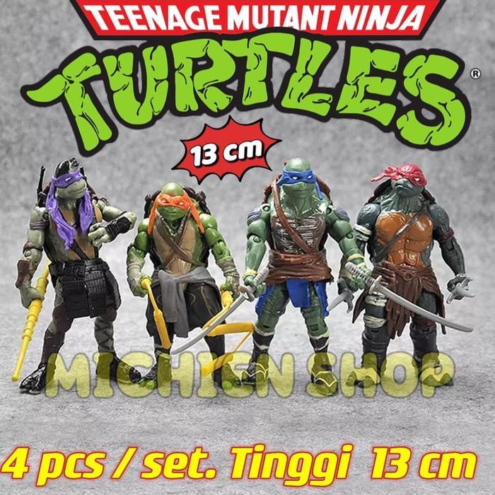 Ready Kura Kura Ninja Tmnt Ninja Turtles Set Figure