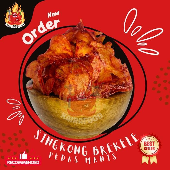 

1 KG KERIPIK SINGKONG BREKELE PEDES MANIS